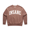 Women's Insane Relaxed Crewneck Hazy Pink (Pre-Order)