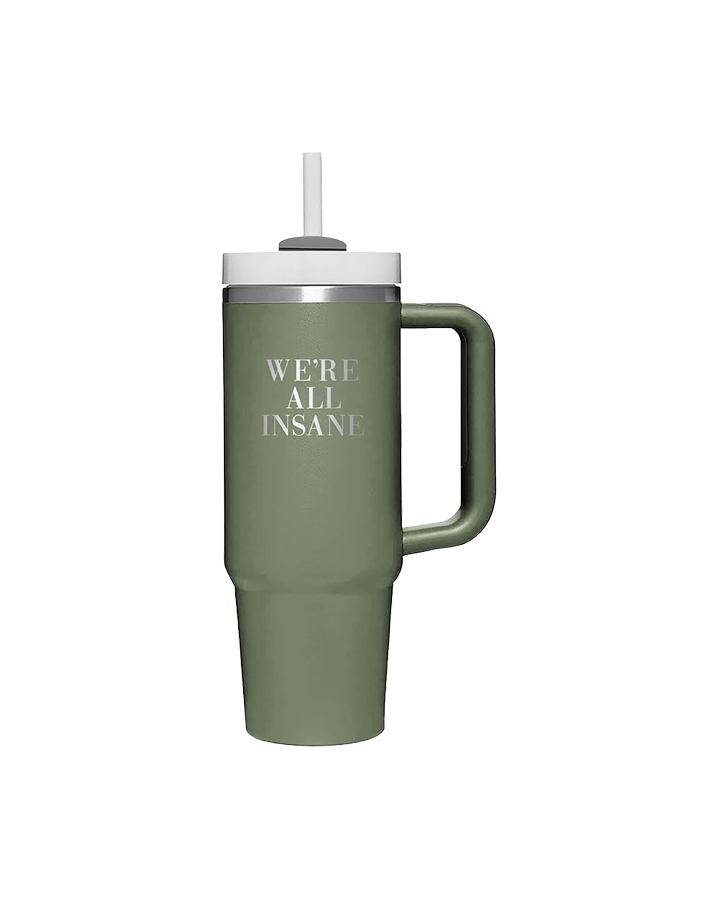 WE'RE ALL INSANE Insulated Water Bottle