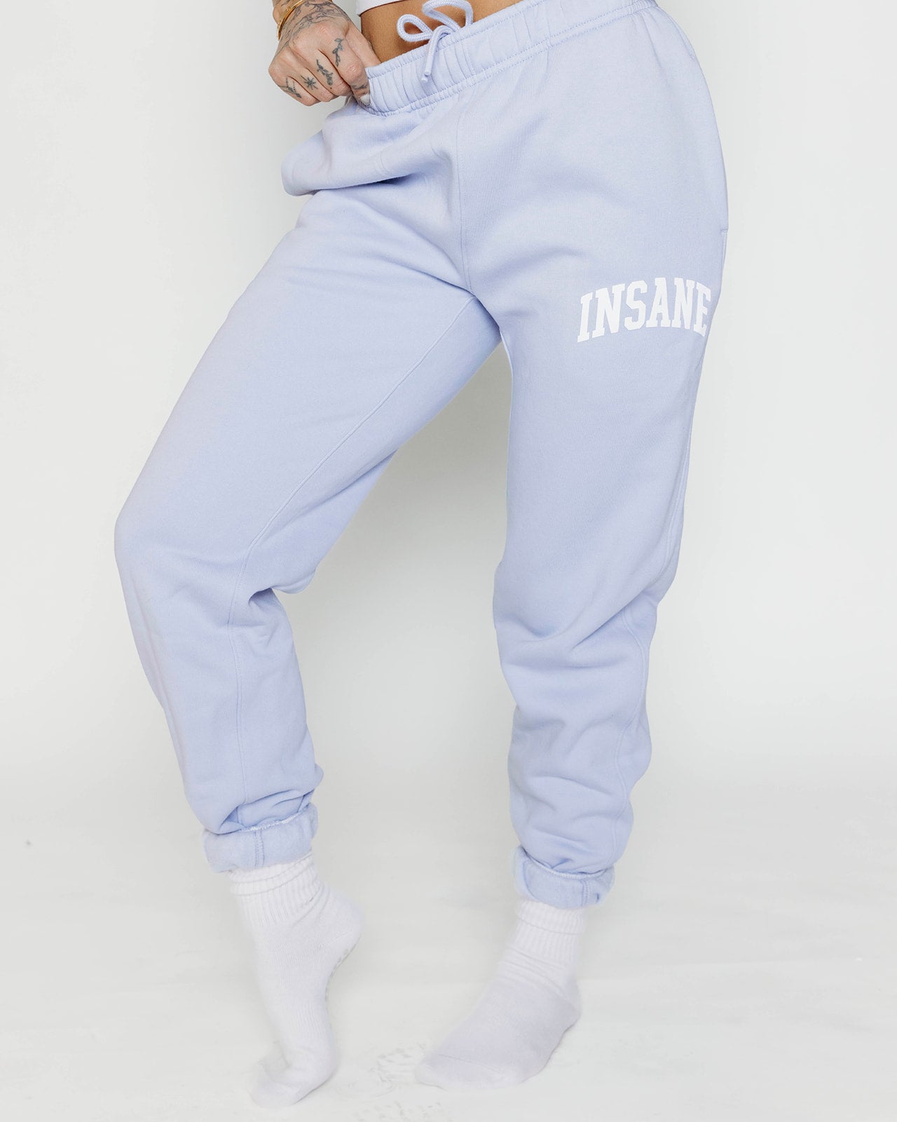 Women's Insane Relaxed Joggers Powder Blue (Pre-Order)