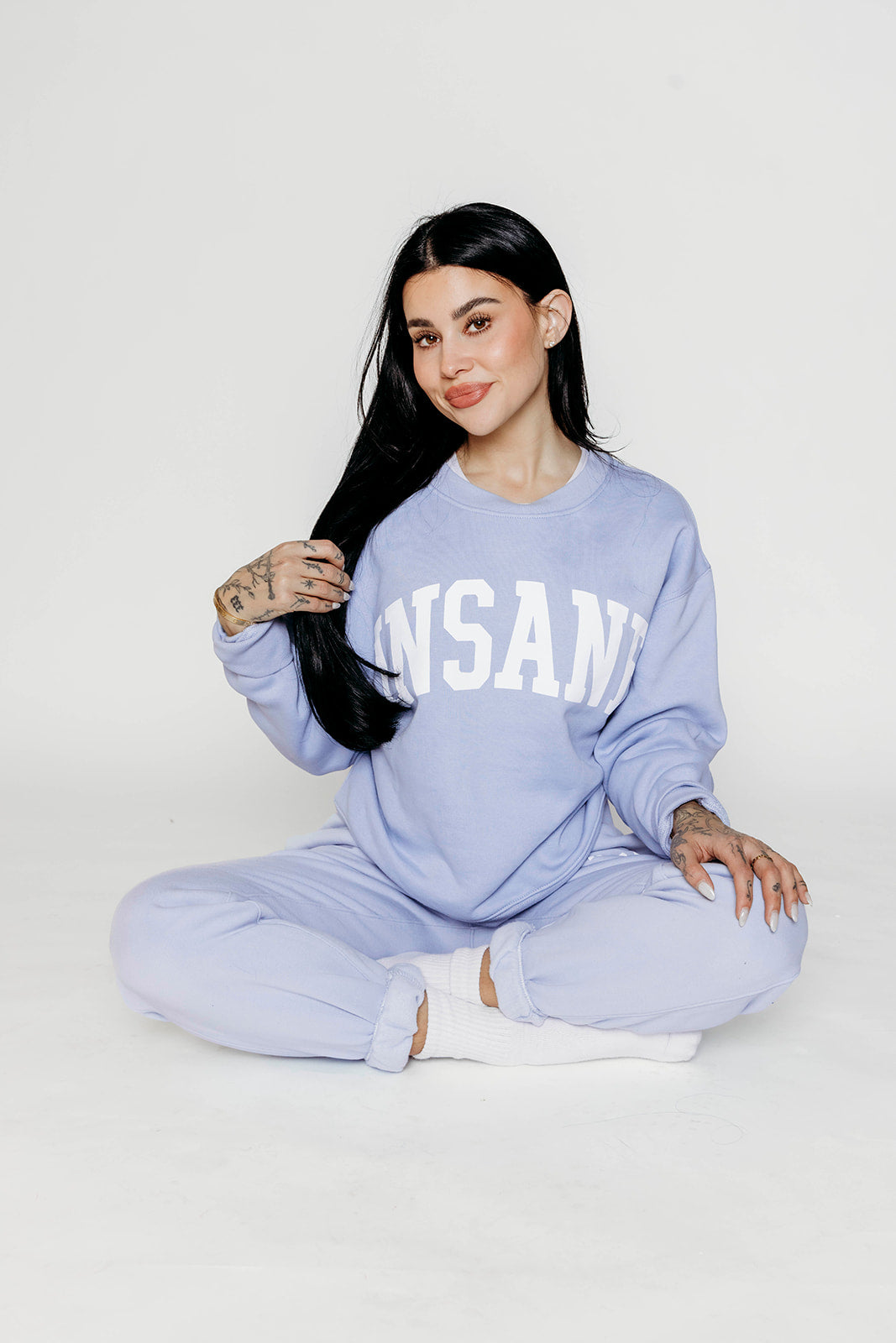 Women's Insane Crewneck / Jogger Bundle - Light Blue (Pre-Order)
