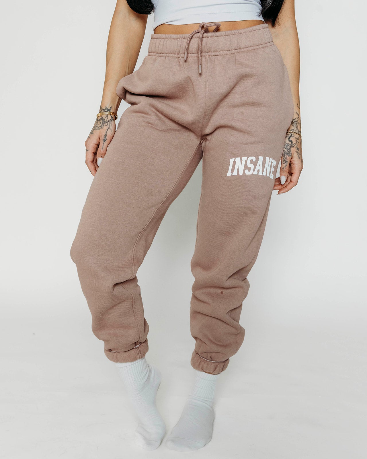 Women's Insane Relaxed Joggers Hazy Pink (Pre-Order)
