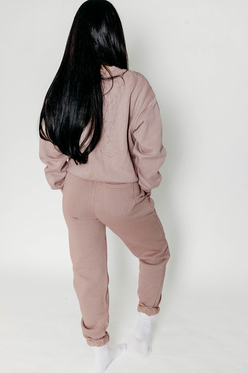 Women's Insane Crewneck / Jogger Bundle - Hazy Pink (Pre-Order)